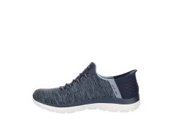 Skechers Womens Summits Slip-ins Running Shoe - Navy -women's shoes US 01 401745 03