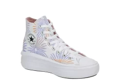 Converse Womens Chuck Taylor All Star Move High Top Sneaker - White