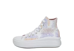 Converse Womens Chuck Taylor All Star Move High Top Sneaker - White -women's shoes US 01 401774 03
