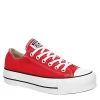 Converse Womens Chuck Taylor All Star Low Top Lift Sneaker - Red -women's shoes US 01 401831 00