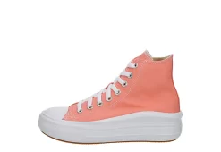 Converse Womens Chuck Taylor All Star Move High Top Sneaker - Pink -women's shoes US 01 401832 03