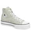 Converse Womens Chuck Taylor All Star High Top Platform Sneaker - Pale Green -women's shoes US 01 401834 00