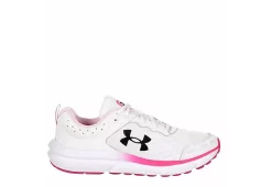 Under Armour Womens Charged Assert 10 Running Shoe - White -women's shoes US 01 401842 01