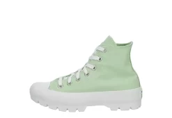 Converse Womens Chuck Taylor All Star Lugged High Top Sneaker - Green -women's shoes US 01 401854 03