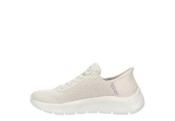 Skechers Womens Go Walk Flex Bungee Slip-ins Running Shoe - Off White -women's shoes US 01 401931 03