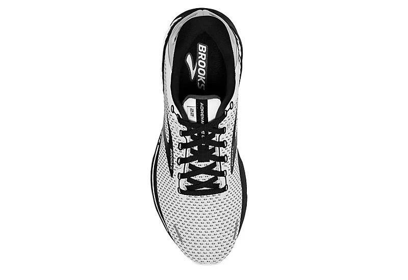 Brooks Womens Adrenaline Running Shoe - White 6 Brooks Womens Adrenaline Running Shoe - White - Image 4