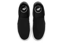 Nike Womens Court Legacy Slip On Sneaker - Black -women's shoes US 01 430391 04