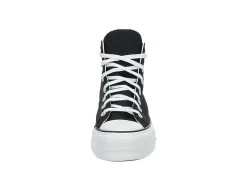 Converse Womens Chuck Taylor All Star High Top Platform Sneaker - Black -women's shoes US 01 431054 02