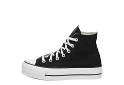 Converse Womens Chuck Taylor All Star High Top Platform Sneaker - Black -women's shoes US 01 431054 03