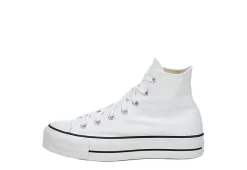 Converse Womens Chuck Taylor All Star High Top Platform Sneaker - White -women's shoes US 01 431055 03